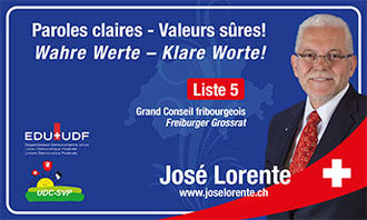 José Lorente: Paroles claires, valeurs sûres.